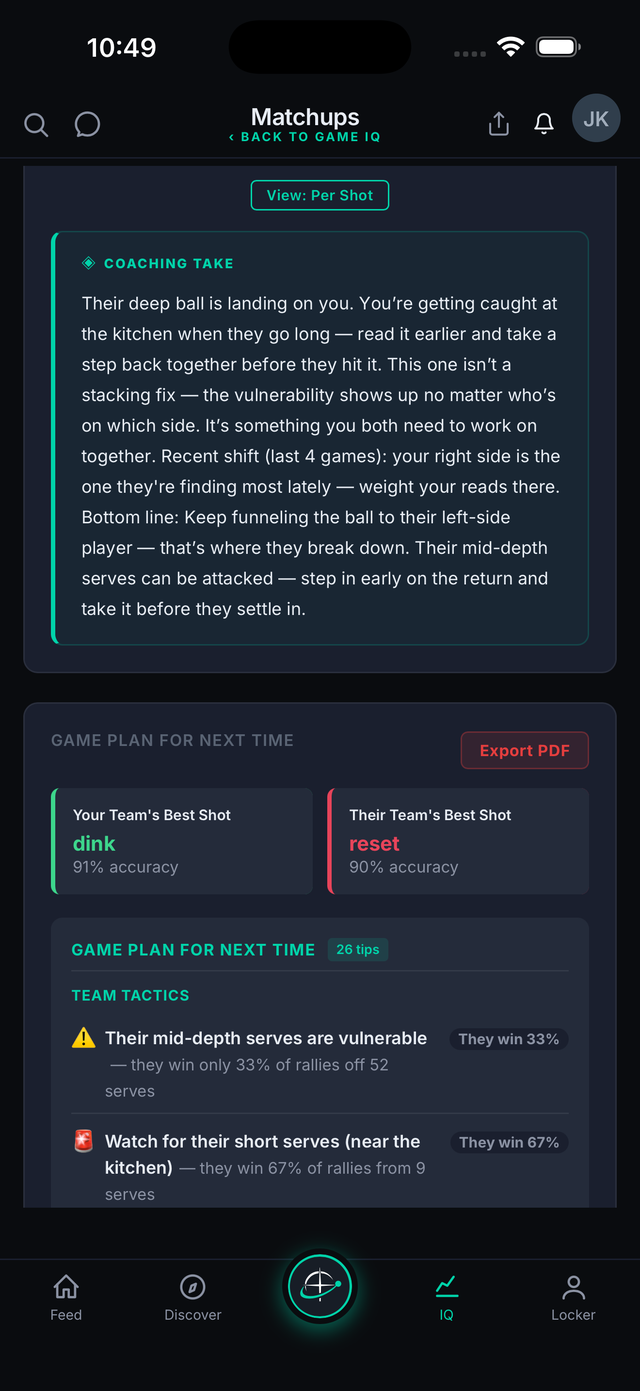 Game plan